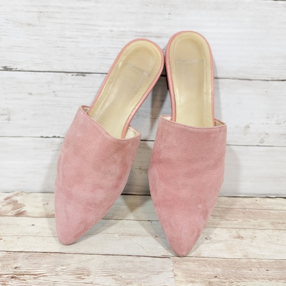 Vagabond EU 36 Katlin Suede Slide Pointed Toe Mule Pink - Picture 4 of 11